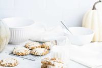 Browned Butter Pumpkin Oatmeal Cookies with Icing
