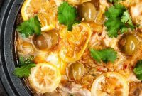 Crockpot Moroccan Chicken with Apricots and Warm Spices