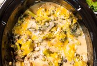 Slow Cooker Cheesy Broccoli Chicken Recipe