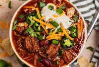 Slow Cooker Shredded Beef Chili Recipe