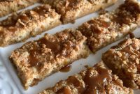 Salted Caramel Pumpkin Bars with Sea Salt Drizzle