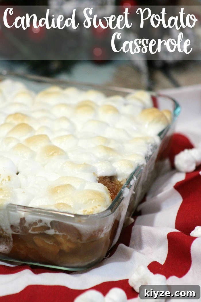 Great Christmas or Thanksgiving side dish recipe- Candied Sweet Potato Casserole