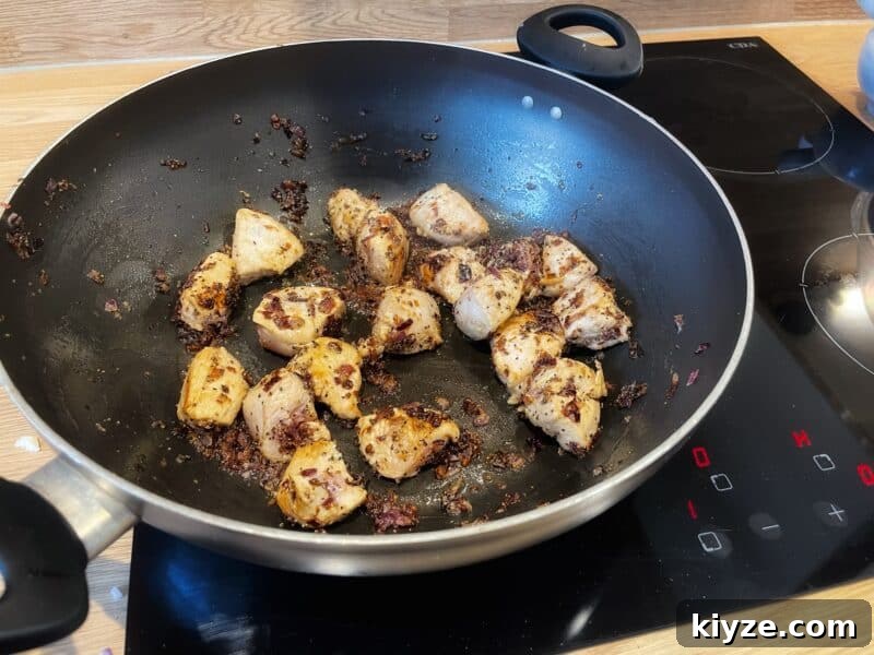 Chicken Kali Mirch cooking