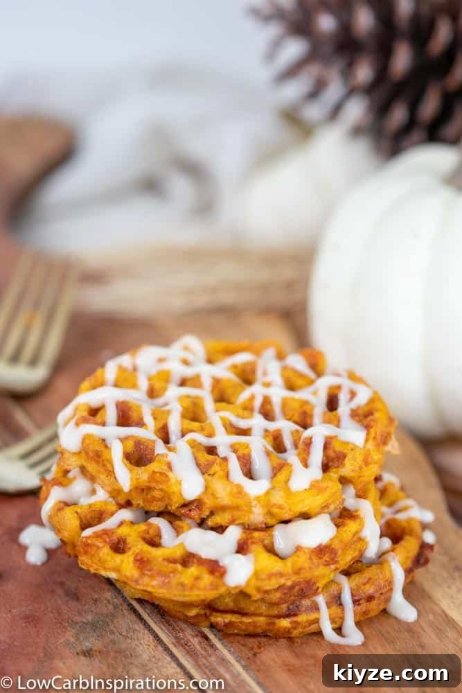 Moist Low-Carb Pumpkin Bread with Cream Cheese Frosting 22 Pumpkin Chaffle Recipe