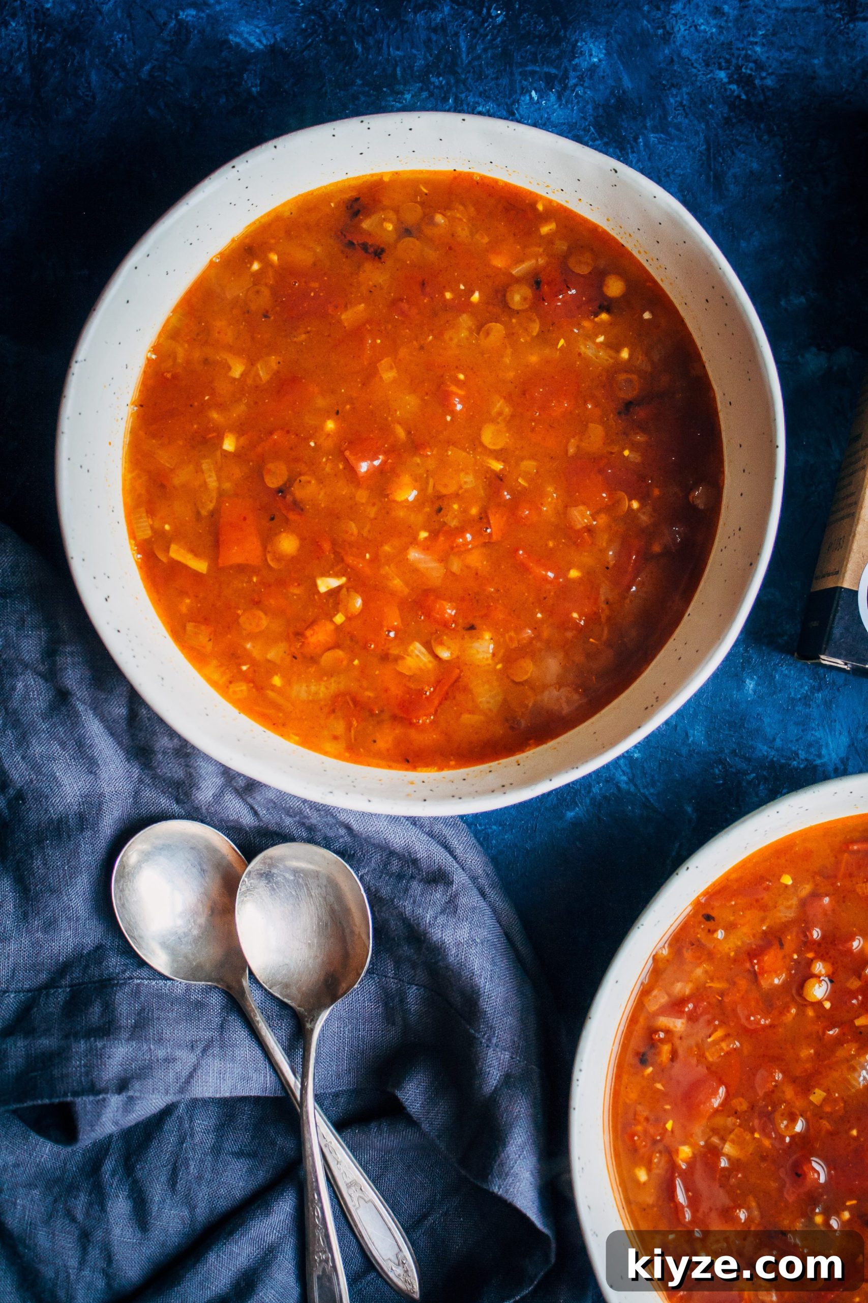 Authentic Moroccan Lentil Soup with Warm Spices 4 Moroccan Lentil Soup | Well and Full | #vegan #soup #recipe