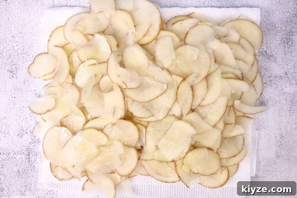 spray potato slices with oil and add salt
